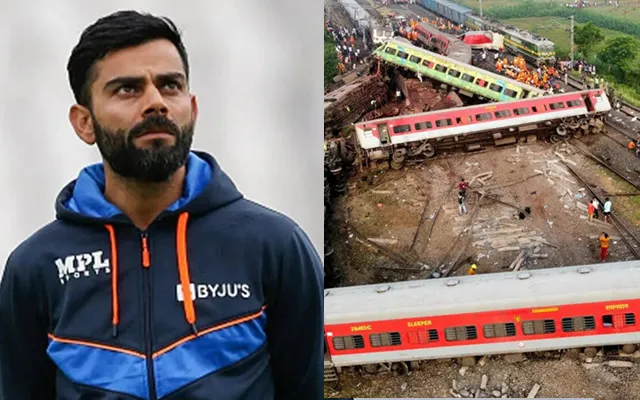 Virat Kohli, Odisha train crash