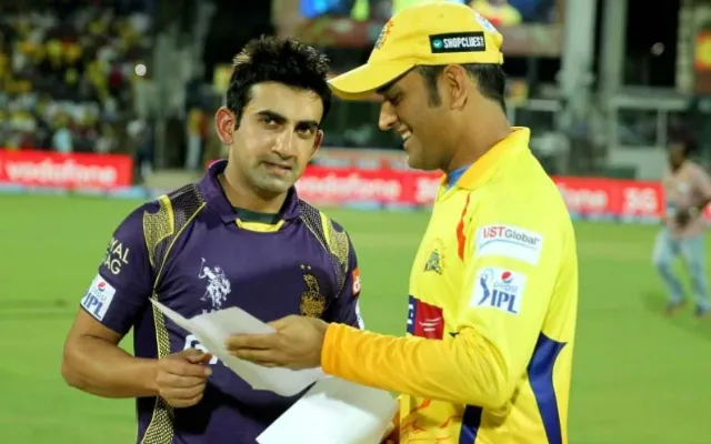 MS Dhoni and Gautam Gambhir