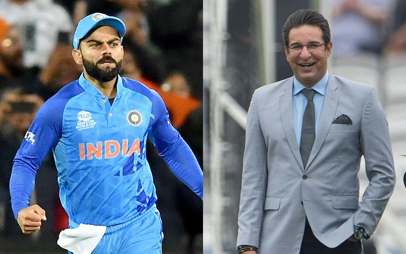 Virat Kohli and Wasim Akram