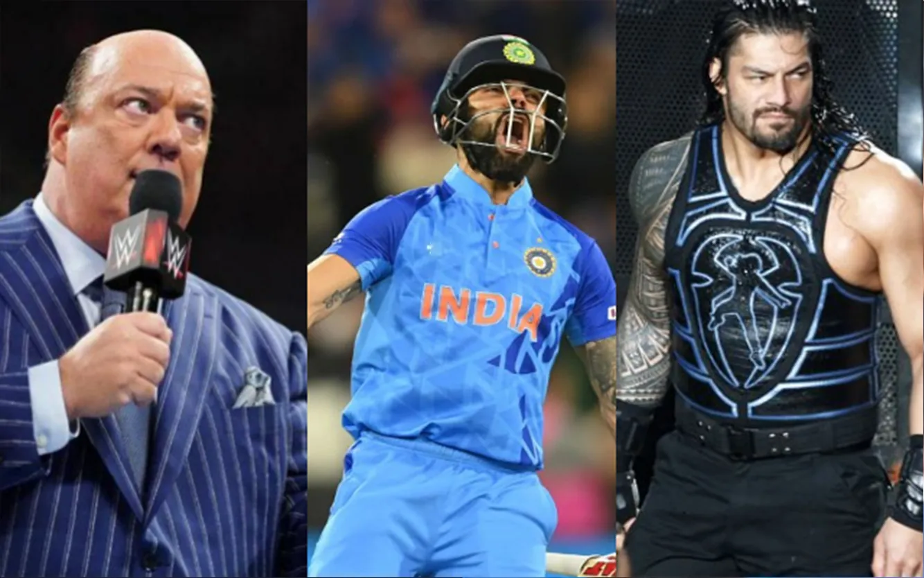 Paul Heyman-Virat Kohli-Roman Reigns