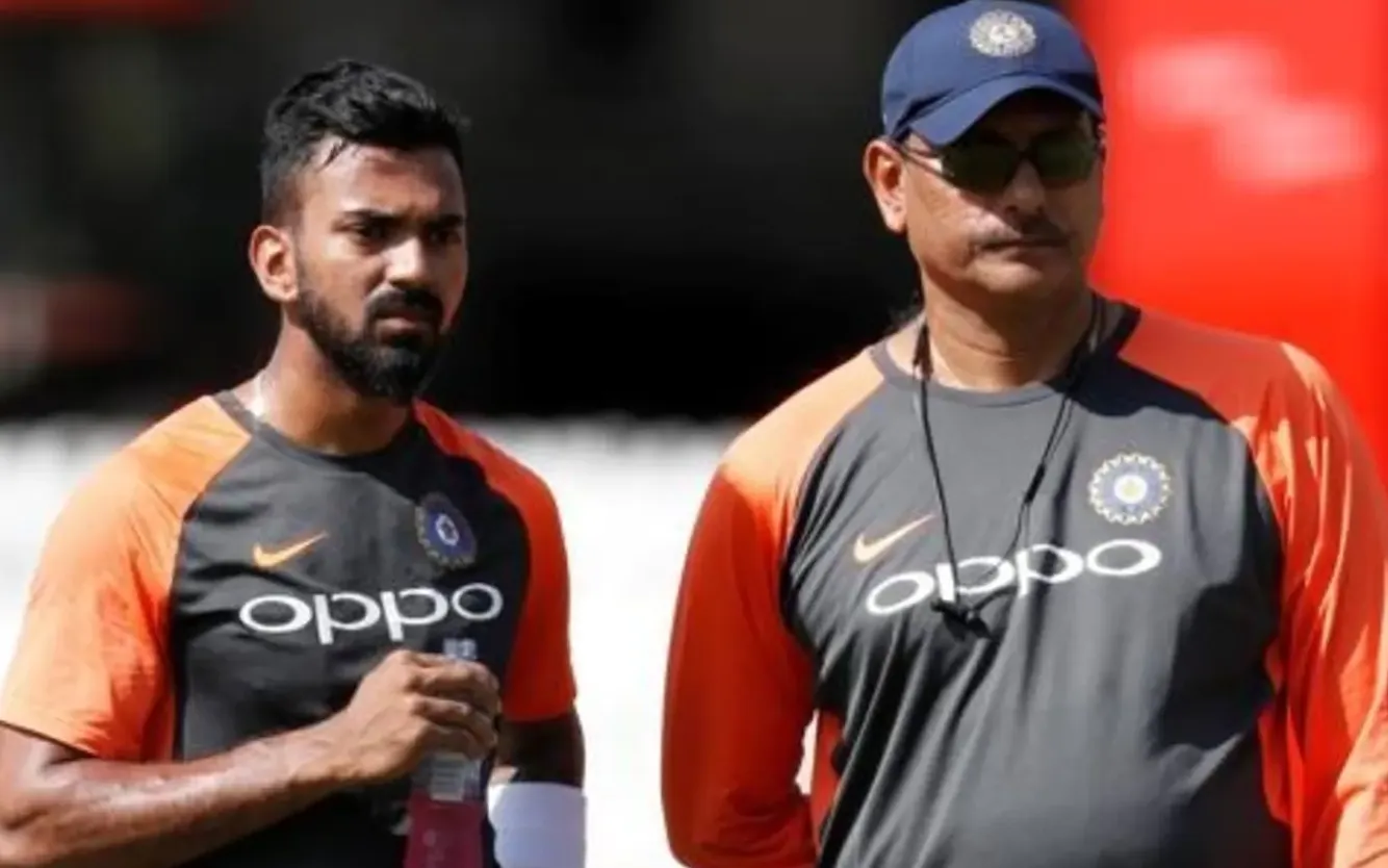 KL Rahul and Ravi Shastri