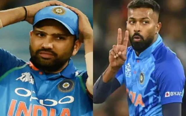 Hardik Pandya and Rohit Sharma