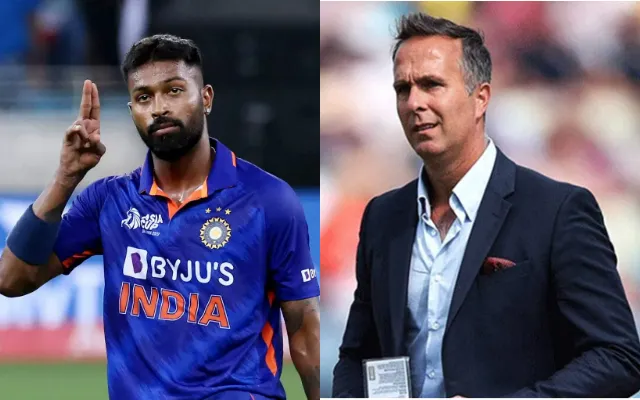 Michael Vaughan and Hardik Pandya