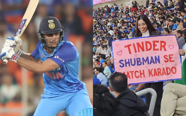 'Wo left swipe kar dega' - Fans react as image of ardent girl fan proposing Shubman Gill breaks internet