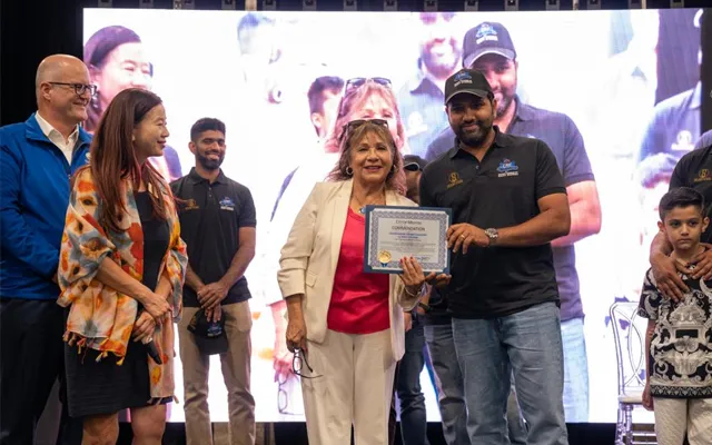 Rohit Sharma launches Cricket Academy in the USA