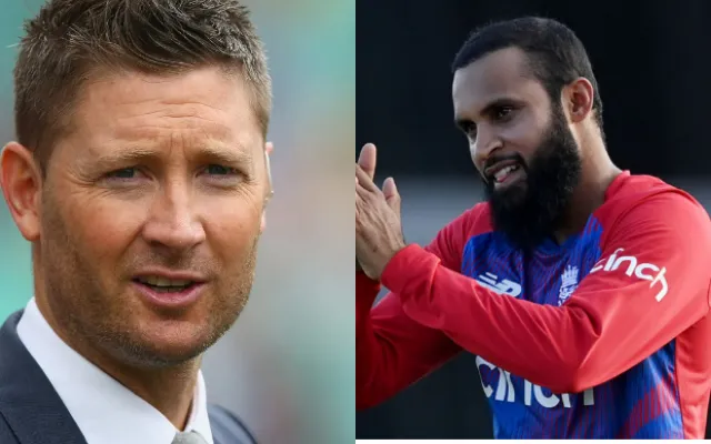 Michael Clarke and Adil Rashid