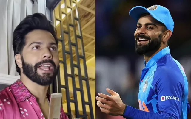 Virat Kohli and Varun Dhawan