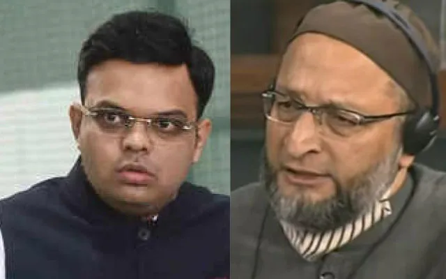 Asaduddin Owaisi and Jay Shah