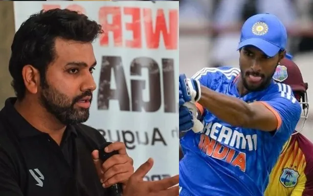 Rohit Sharma and Tilak Varma (Source - Twitter)