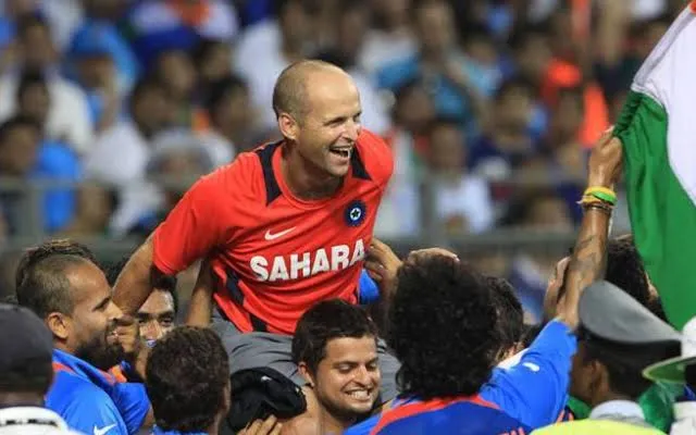 Gary Kirsten with Team India