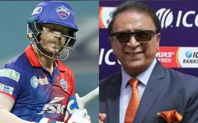 David Warner and Sunil Gavaskar