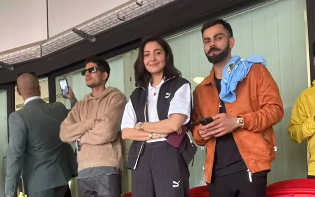 Virat Kohli, Anushka Sharma & Shubman Gill