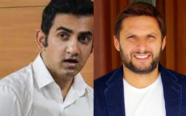 Gautam Gambhir-Shahid Afridi