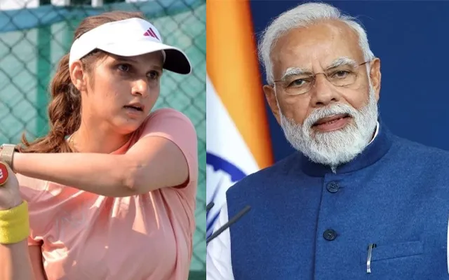 Sania Mirza and Narendra Modi