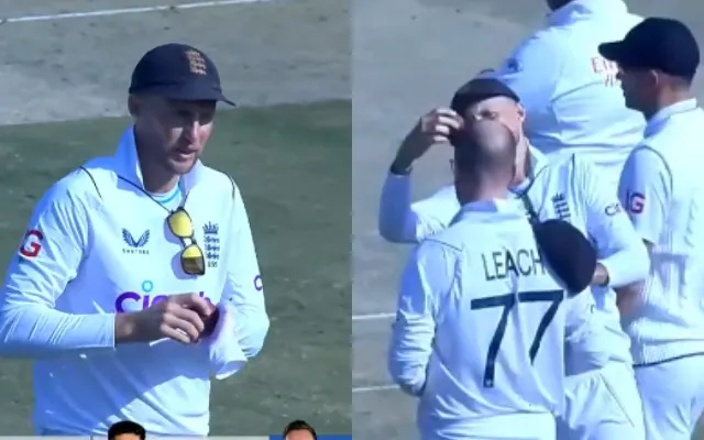 Joe Root and Jack Leach