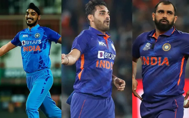 Arshdeep Singh, Bhuvneshwar Kumar, Mohammed Shami