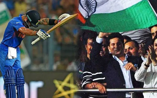 Virat Kohli & Sachin Tendulkar