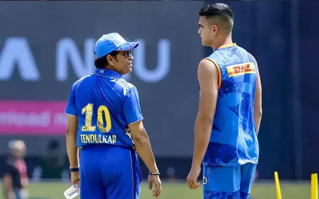 Sachin and Arjun Tendulkar