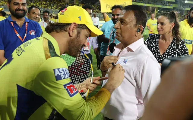 MS Dhoni & Sunil Gavaskar