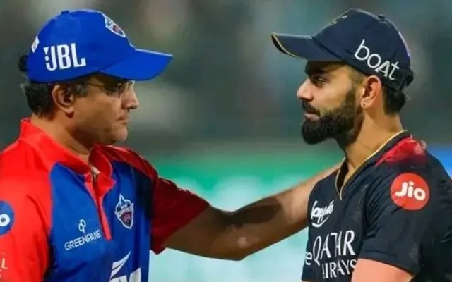 Virat Kohli and Sourav Ganguly