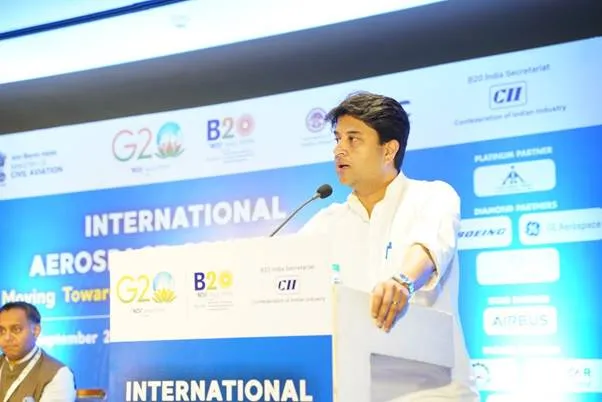 Jyotiraditya M Scindia, International Aerospace Conference 