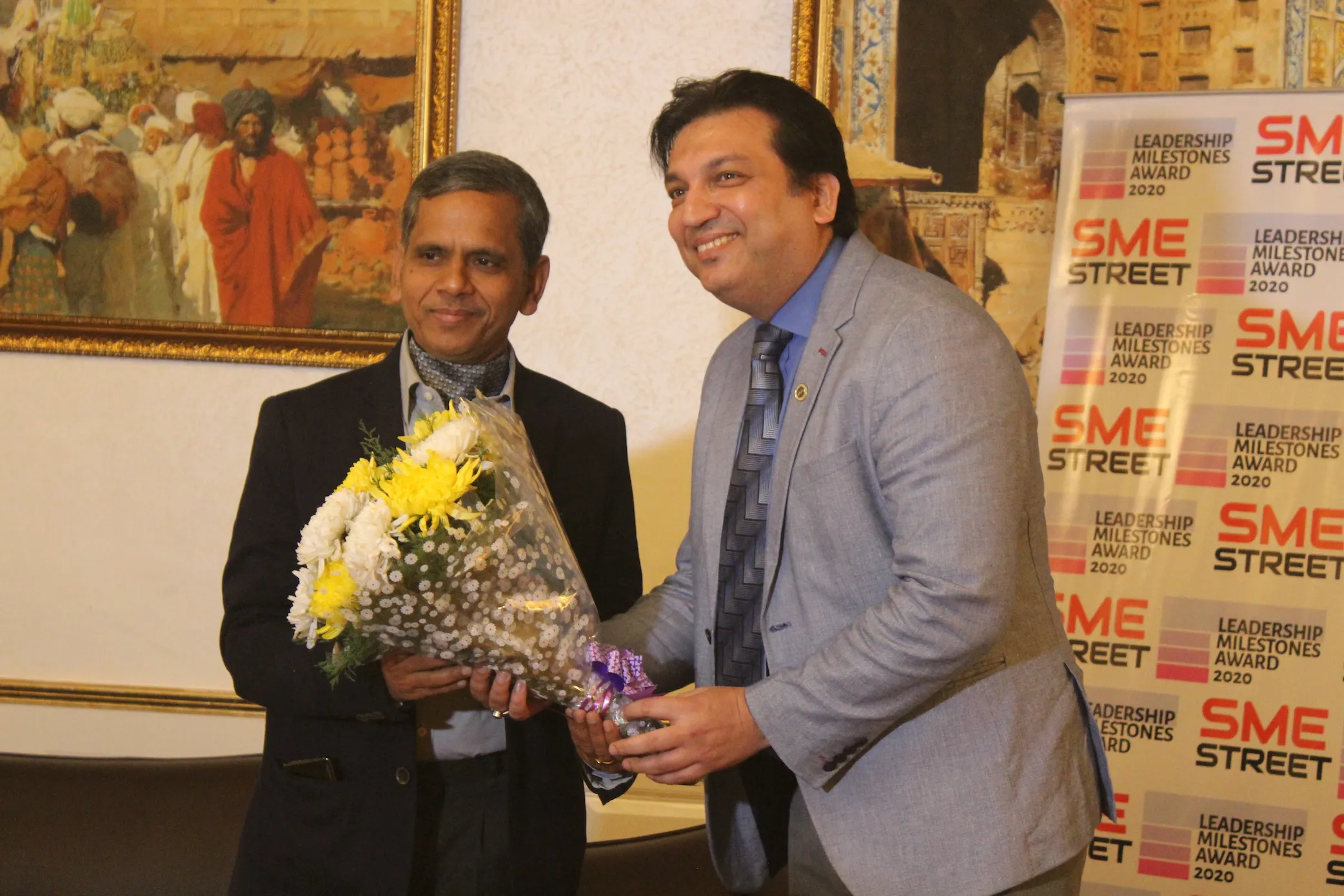 Mr. Faiz Askari Welcoming Mr. Ram Mohan Mishra, DC MSME, Govt. of India