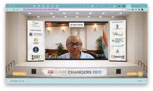 Shri BB Swain Addressing the SMEStreet GameChangers Forum 2022 Inaugural Session