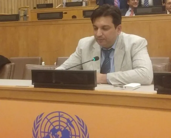 Faiz Askari participated Three-Day United Nations' International Summit in New York