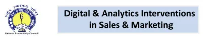 NPC Webinar on Digital & Analytics