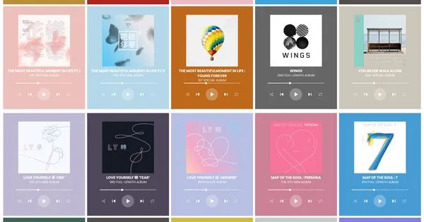 bts albums