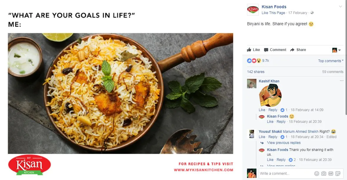 Biryani Memes