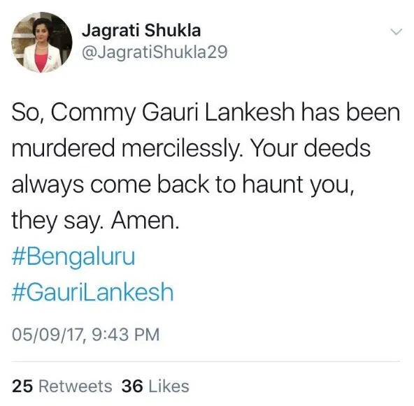 Gauri Lankesh's murder