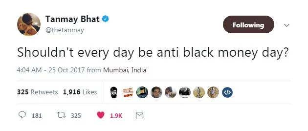 Anti Black Money Day