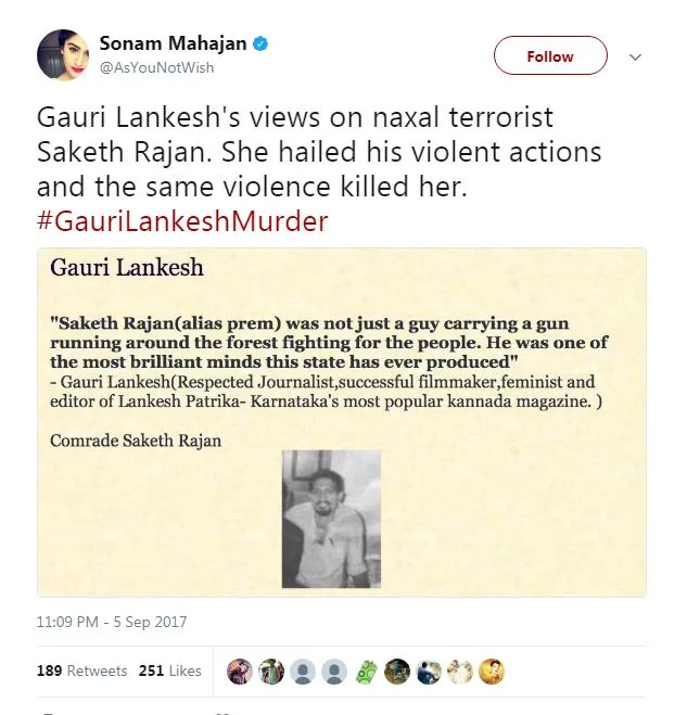 Gauri Lankesh's murder