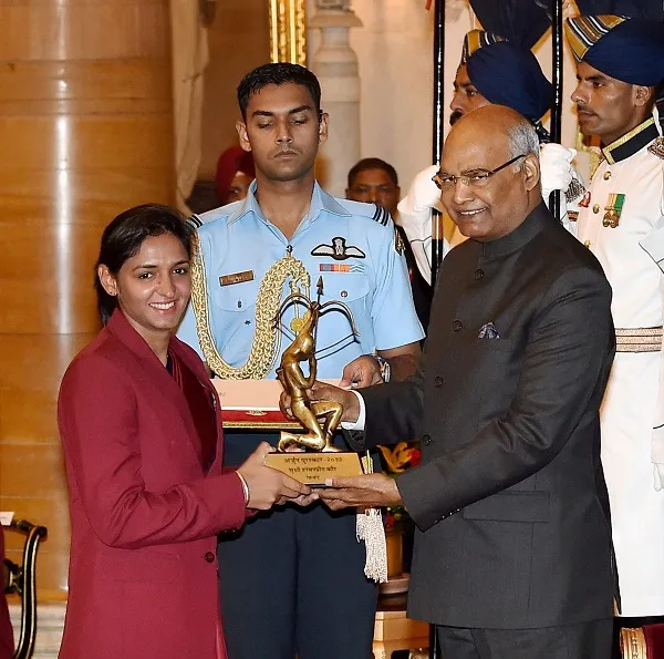 Image result for Harmanpreet Kaur arjun award