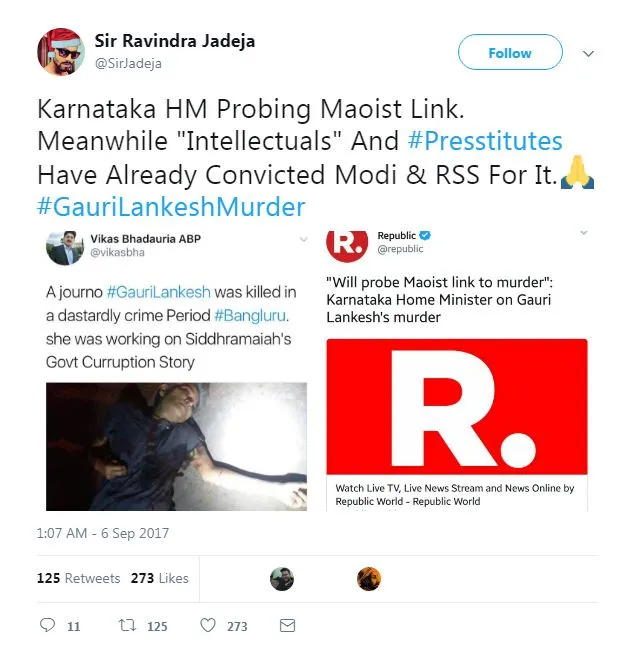 Gauri Lankesh's murder