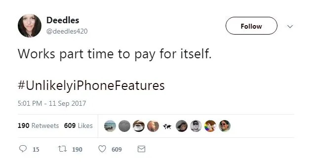 Unlikely iPhone Features