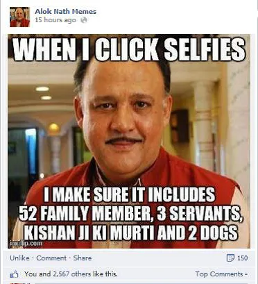 alok nath meme