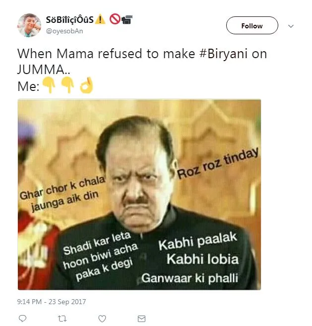 Biryani Memes