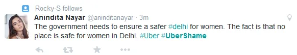 Uber Tweet 1