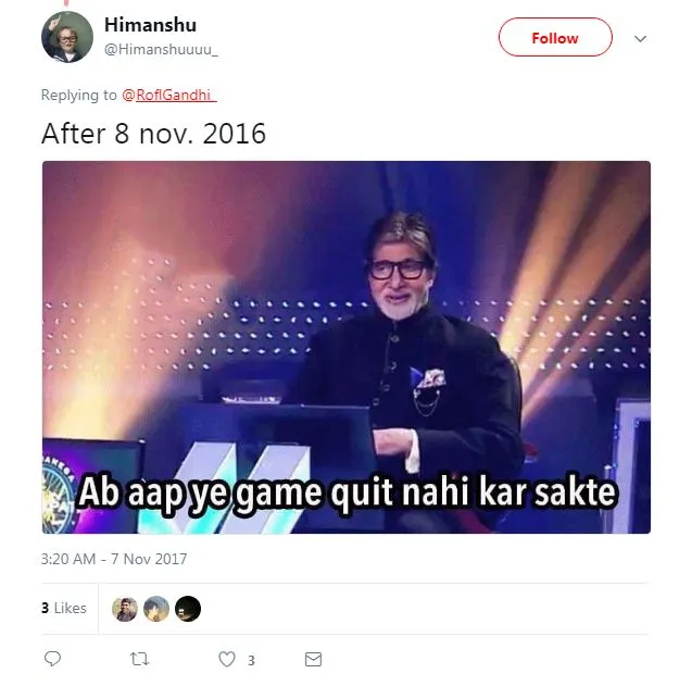 Demonetization anniversary