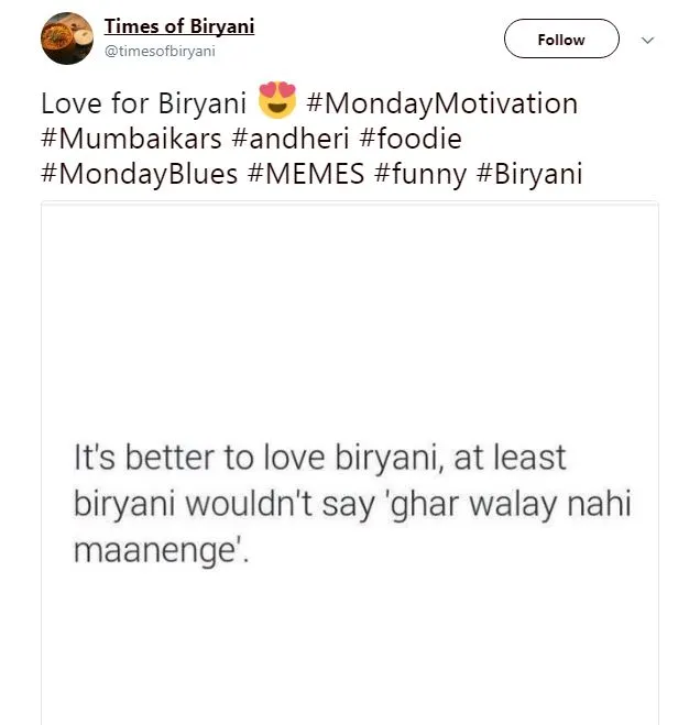 Biryani Memes