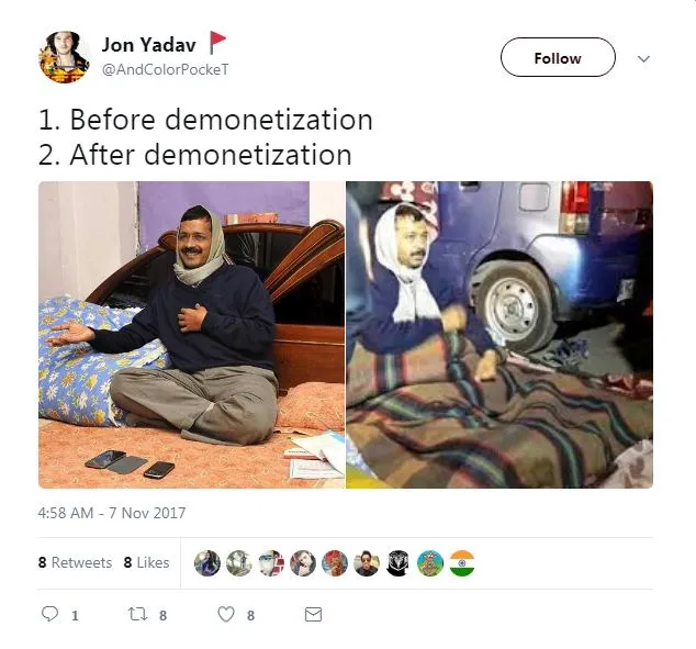 Demonetization anniversary