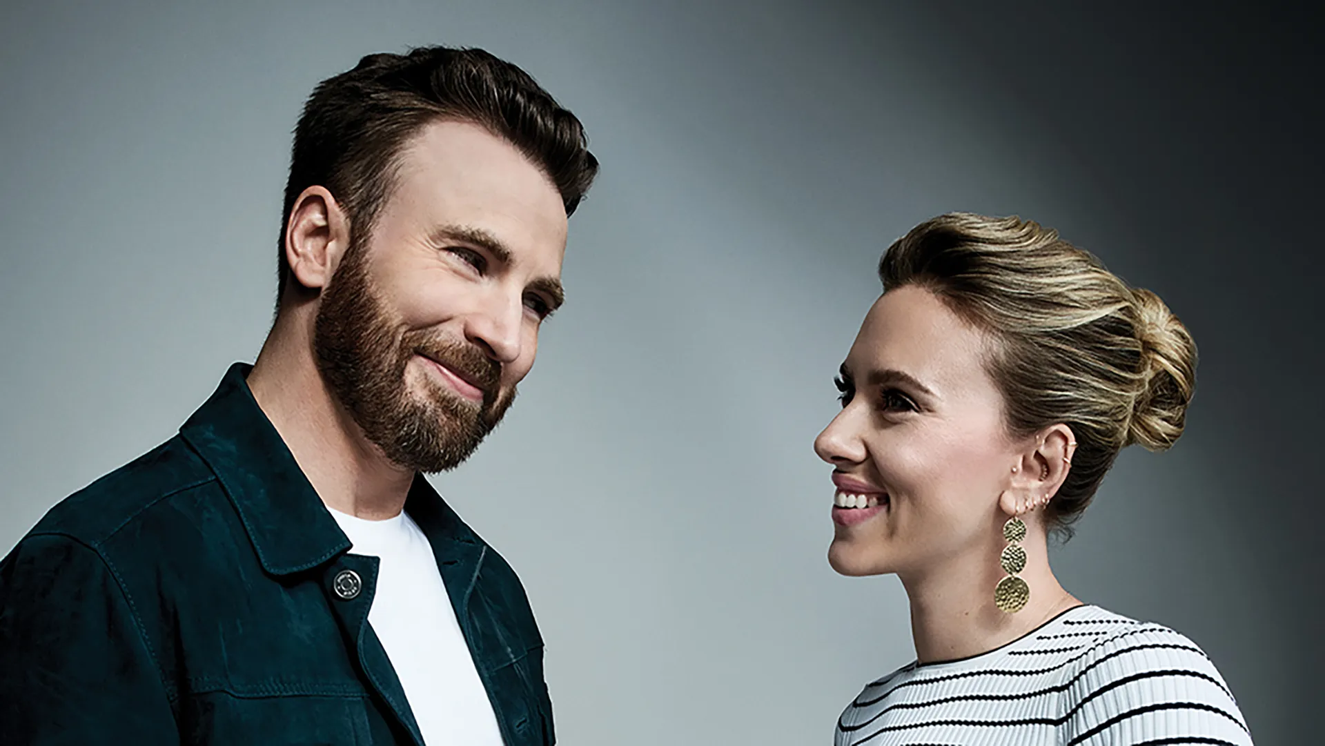 Chris Evans and Scarlett Johansson, 