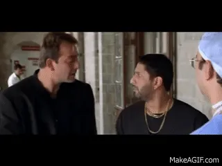 Munna Bhai MBBS funny scenes - part1/2 on Make a GIF