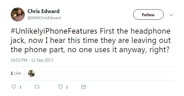 Unlikely iPhone Features