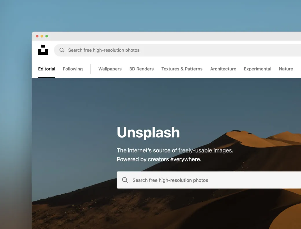 Work at Unsplash
