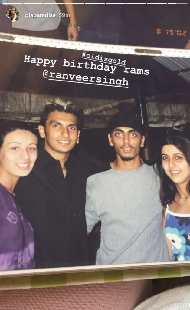 Ranveer Singh Pia Trivedi Instagram