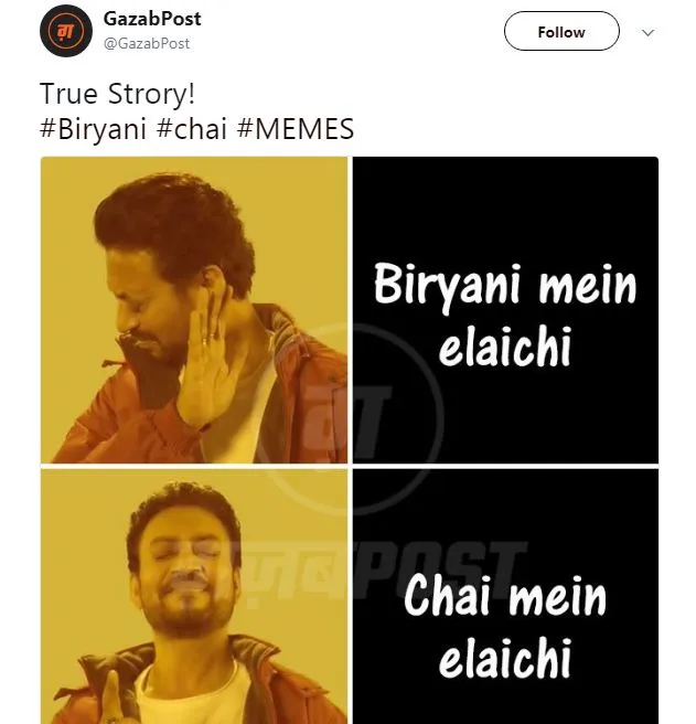 Biryani Memes