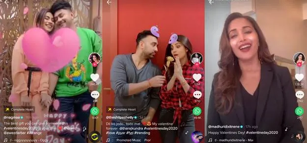 TikTok celebrates Valentine's Day 2020